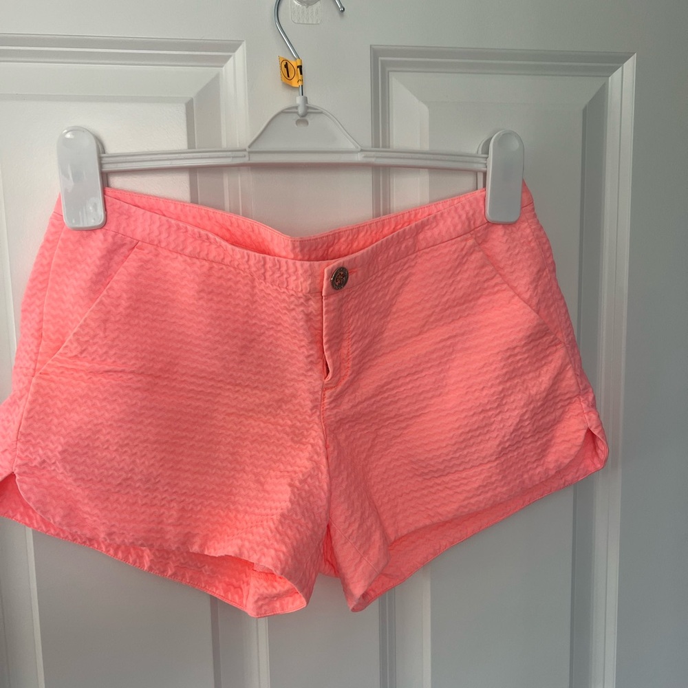 Lilly Pulitzer Coral High Waist Women's Shorts